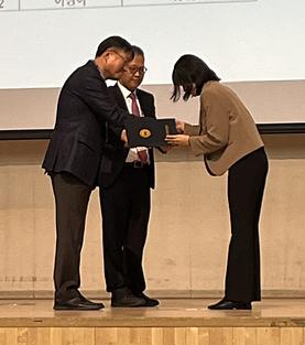 오은채 학생 한국공업화학회 우수논문상 수상